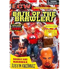 ECW Toymakers Action Figure Justin Credible [Red Shirt]