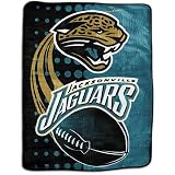 Jaguars Northwest NFL Royal Plush Raschel Blanket