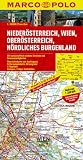 MARCO POLO Karten &Ouml;sterreich 1 Nieder&ouml;ster - Wien Ober&ouml;sterreich N&ouml;rdliches Burgenland 1:200.000 - Mairdumont