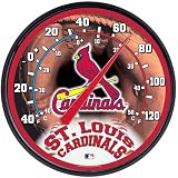 St. Louis Cardinals Mlb Team Round Thermometer
