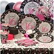 Sweet 16 Sparkle Deluxe Party Kit for 8 Guests Sweet 16 Sparkle Deluxe Party Kit for 8 Guests