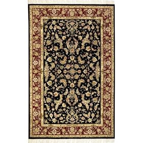 Mashad Rug 9'6x13'6 Black burgundy by Home Decorators Collection