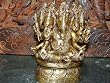 Lord Ganesha Panchmukhi Ganesha Brass Statue From India 8"