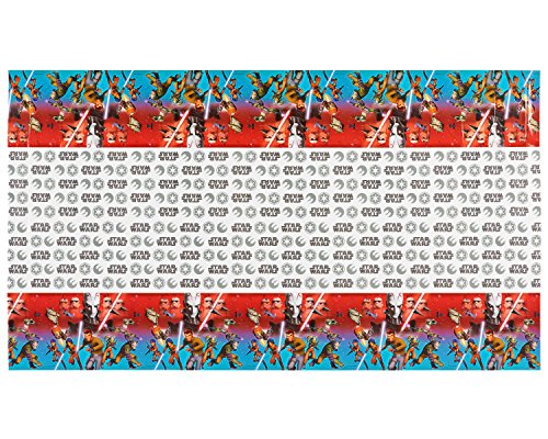 American Greetings Star Wars Rebels Plastic Table Cover, 54 x 96