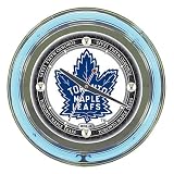 NEW NHL Vintage Toronto Maple Leafs Neon Clock - 14 in Diameter - NHL1400-TMLV