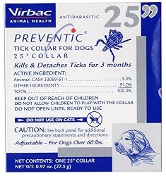 Preventic Collar For Dogs - Contains 9.0% Amitraz