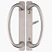 Charlotte Zinc Die-Cast Sliding Glass Door Handle in Satin Nickel Finish Image