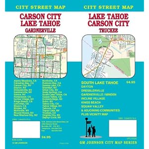 Lake Tahoe / Carson City / Truckee Street Map