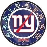 NEW YORK GIANTS OFFICIAL 12.75" DIAMETER NFL THERMOMETER