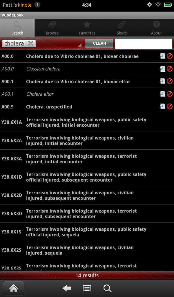 Amazon.com: ICD-10 Virtual Code Book: Appstore for Android