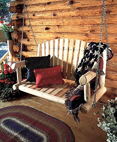 Cedarlooks 070026C Log Porch Swing, 4-Feet