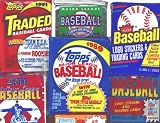 Lot of 200+ Vintage Baseball Cards in Sealed Packs