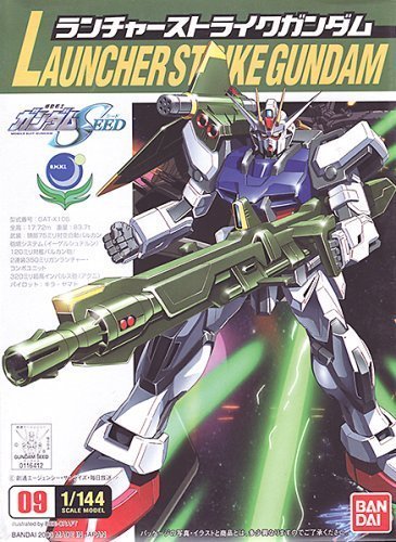 Gundam Seed 09 Launcher Strike Gundam - Mobile Suit - GAT-X105 1/144 Scale Model Kit --Japanese Imported!