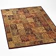 Block Pattern Woven Rug