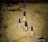 Electro_bp;rustic Barn Metal Chandelier Max 200w with 5 Light Black Finish Bulb Included