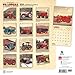 Tractors, Vintage 2016 Square 12x12 (English, French and Spanish Edition)