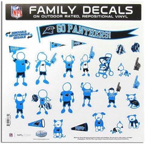 NFL Large Family Car Decal Sheets