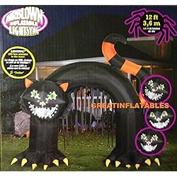 Inflatable Black Cat Halloween Decoration
