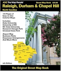 Editable map Raleigh Chapel Hill Durham North Carolina
