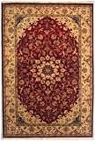 Indo Persian Meshed Handknotted Indian Red Rugs IPM101