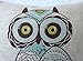 HOSL Owls Pattern Square Decorative Throw Pillow Case Cushion Cover 17.317.3 Inch(44CM44CM)