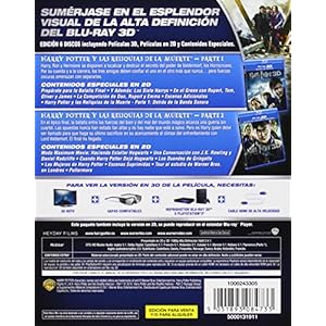Harry Potter Y Las Reliquias De La Muerte Partes 1 Y 2 [Blu-ray 3D] [Import espagnol]