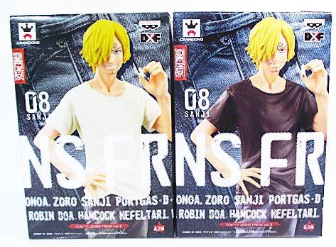 One Piece Jeans Freak Vol.8 Sanji 2figures Complete Set Banpresto Japan
