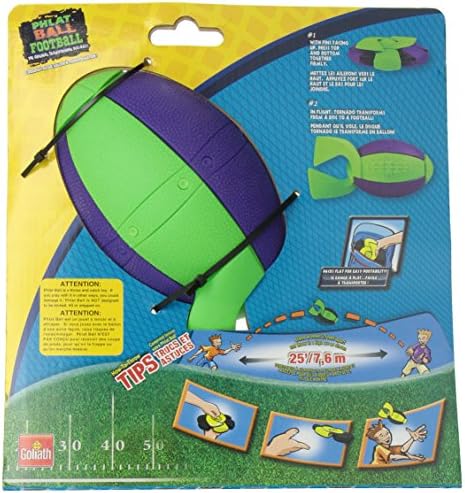 Goliath Phlat Ball Football, Green/Purple