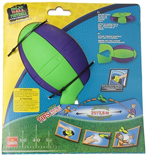 Goliath Phlat Ball Football, Green/Purple