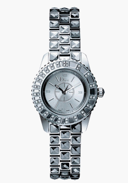 Dior Watches:Christian Dior Christal Stainless Steel Diamond Sapphire Ladies Watch CD112115M002 Images