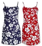 Classic Hibiscus Hawaiian Aloha Sun Dress