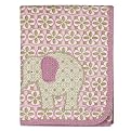Bella Appliqued Sherpa Blanket - 30" x 40"