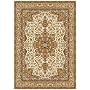 Traditional Area Rug, Home Dynamix Royalty Ivory, 8" x 11"