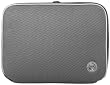 13 inch Qoowa Gray Mesh Neoprene Layer Dual Zippers Netbook Laptop Sleeve Bag Carrying Case