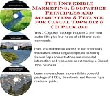 The Incredible Marketing, Godfather Principles and Accounting & Finance for Casual Tops Biz 3 CD Package