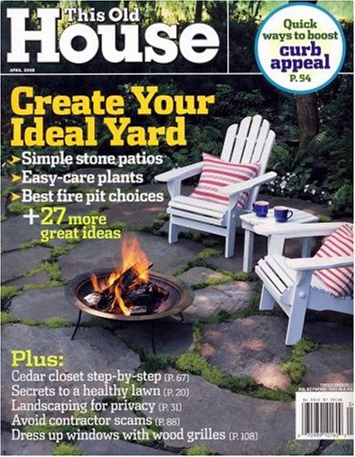Magazines: This Old House  1 year 