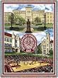 Bradley Univ Collage Throw - 70 x 54 Blanket/Throw - Bradley Braves