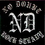 No Doubt - Rocksteady Silver Glittery on Black Logo - Sticker / Decal