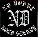 No Doubt - Rocksteady Silver Glittery on Black Logo - Sticker / Decal