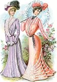 Big Pieces Turn of the Century Fashion Wooden Jigsaw Puzzle
