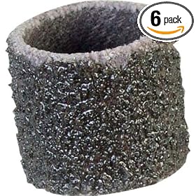 Dremel 408 1/2" Sander Bands, Coarse, 6 Pack