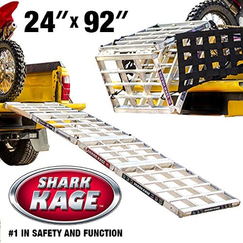 24" x 92" Shark KageTM Aluminum Loading Ramps