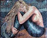 32x40 Mermaid Art Tile Mosaic Wall Or Floor Or Pool