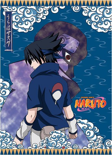 61X9584790L naruto : sasuke fabric wall scroll 31x43