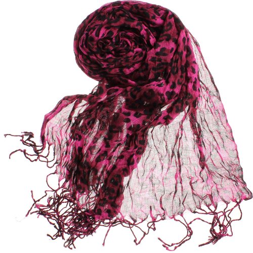 Best Price AN1225 Women's Leopard Pattern Fashion Scarf