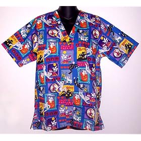 Happy Halloween Scrub Top