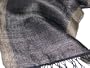 Avani Wild Silk Scarf in Frosted Charcoal