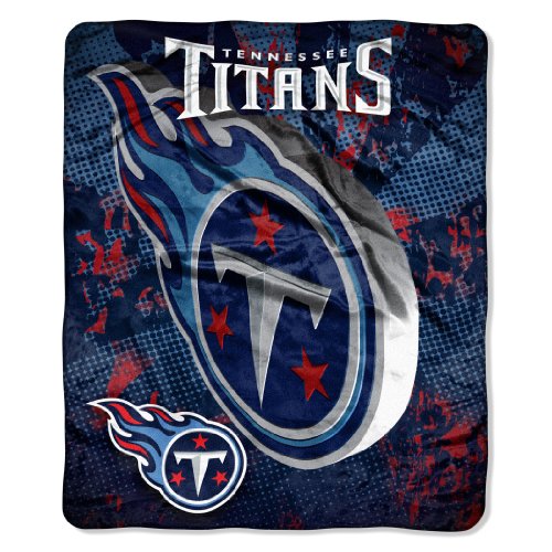 NFL Tennessee Titans 50-Inch-by-60-Inch Micro Raschel Plush Throw 