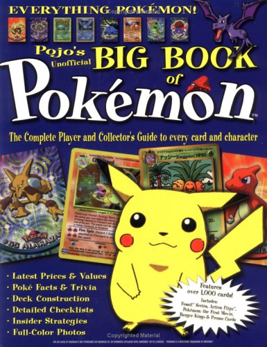 Books: The Big Book of Pokemon. The Ultimate Player and Collector's Guide