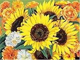 Ravensburger - Sunflowers - Painting by Numbers with Varnish - For experienced painters!
